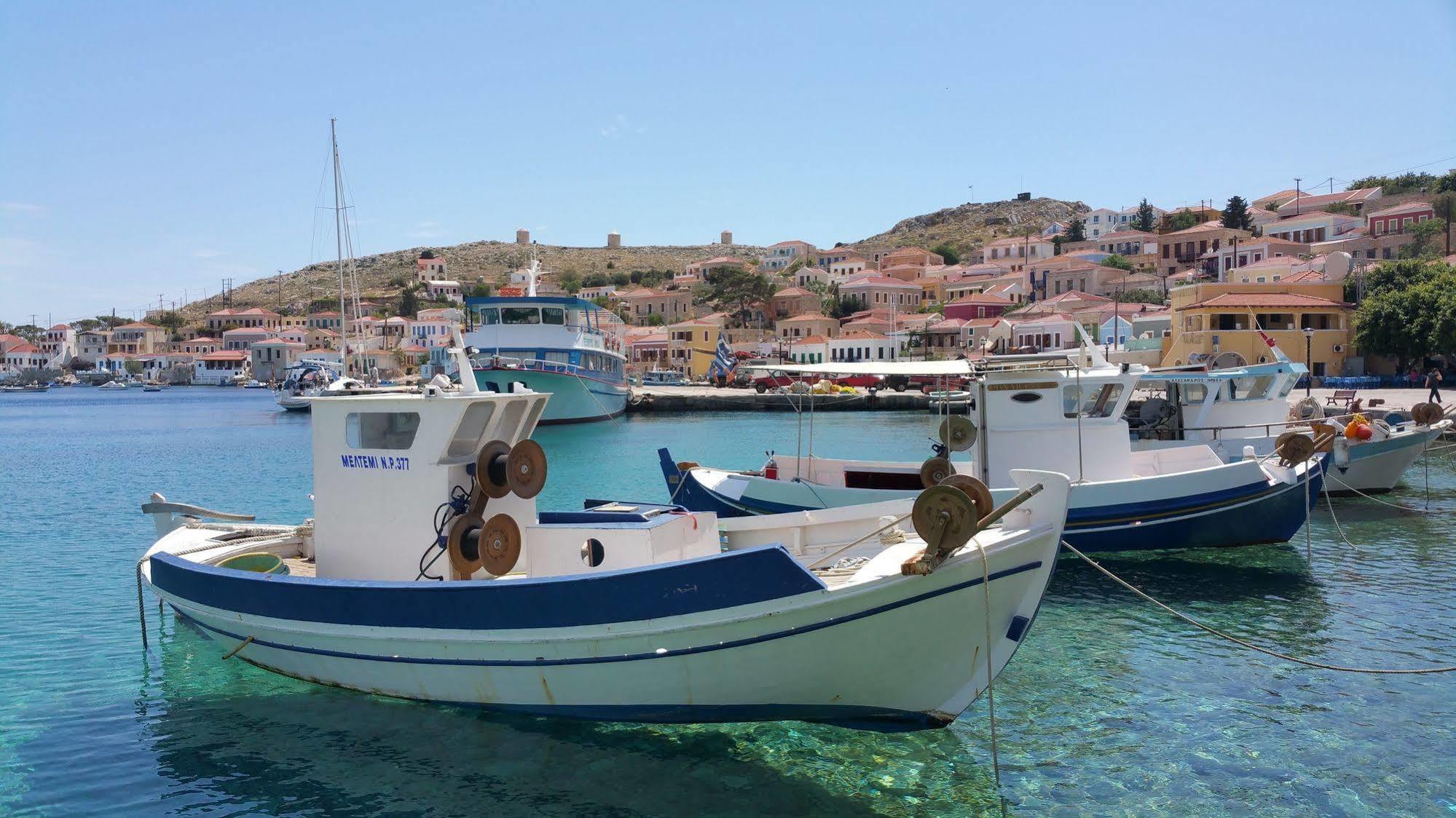 Aegean View Villas Chalki Town Esterno foto